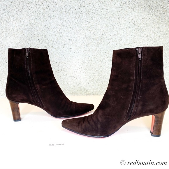 🎈Sold Louboutin brown suede boots - Picture 3 of 7